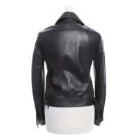 Prada Leather jacket in dark brown