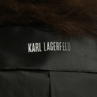 Karl Lagerfeld Zobeljacke in Braun