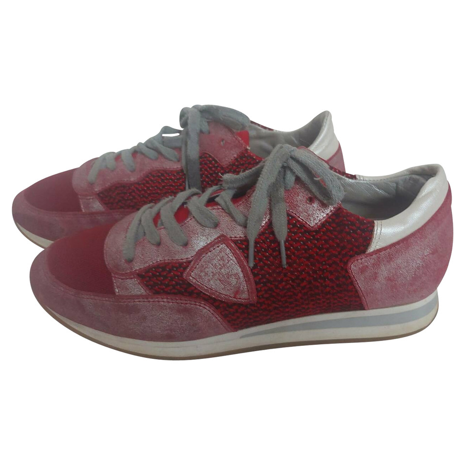 Philippe Model Sneakers in Rood