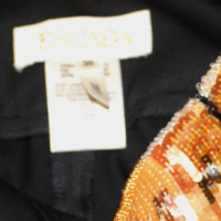 Escada Pants with jewel collar