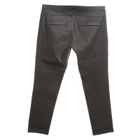 Dorothee Schumacher Leather pants in taupe