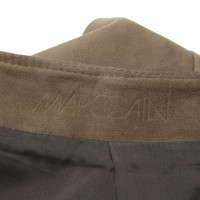 Marc Cain Suede Gonna a Gray-Brown