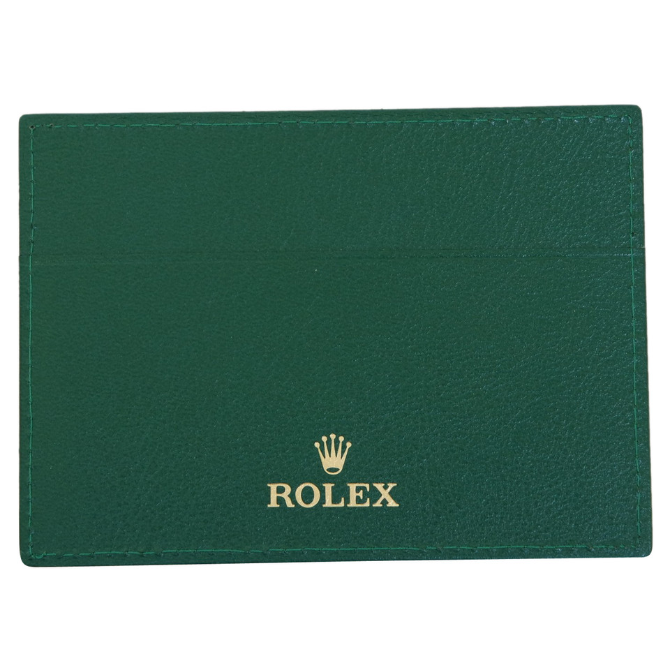Rolex Accessoire aus Leder in Grün