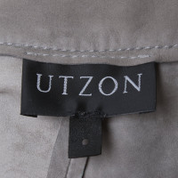 Utzon Leather pants in grey