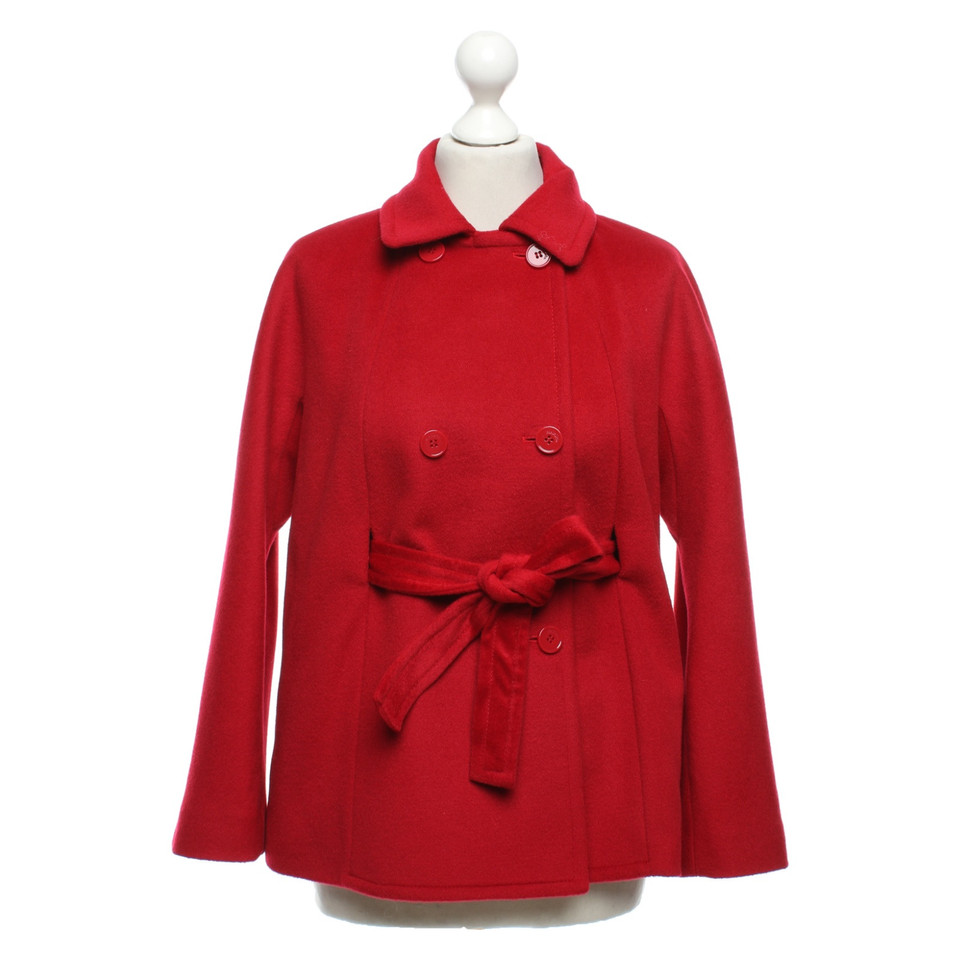 Max & Co Jacke/Mantel aus Wolle in Rot