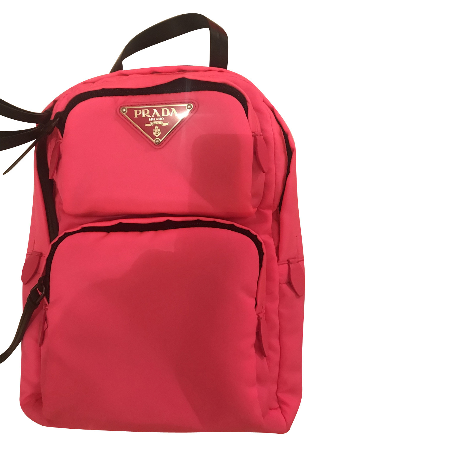 Prada Backpack Leather in Pink - Second Hand Prada Backpack Leather in Pink  buy used for 650€ (4439877)