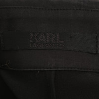 Karl Lagerfeld zijden jurk in zwart