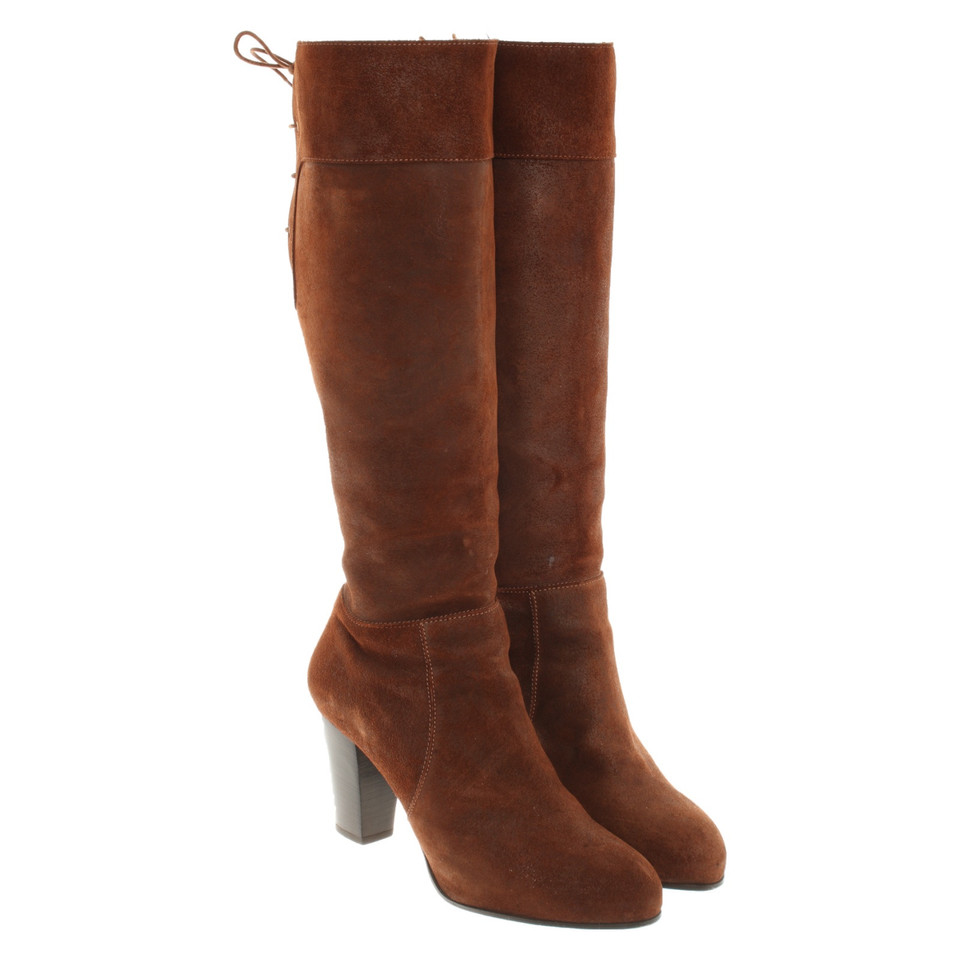 Escada Boots Leather in Brown