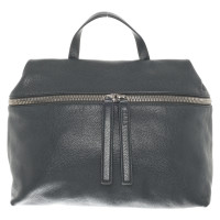 Kara Shoulder bag Leather in Grey