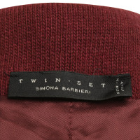 Twin Set Simona Barbieri maglia giacca a modello mix