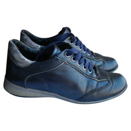 Gianfranco Ferré Sneaker in Pelle in Blu