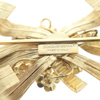 Dolce & Gabbana Goldfarbene Brosche 