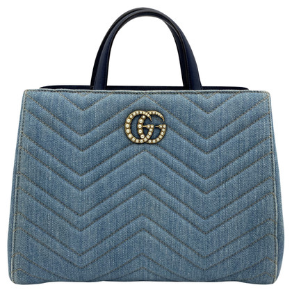 Gucci Shoulder bag Jeans fabric in Blue