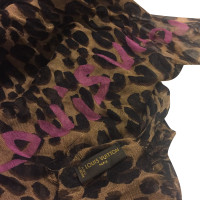 Louis Vuitton Stola Leopard cachimir seta