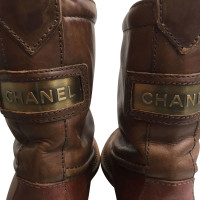 Chanel Bottes en marron