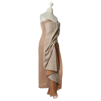 Anne Valerie Hash Bustier dress with draping