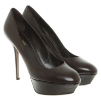 Sergio Rossi pumps in marrone scuro