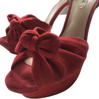Guess Sandals Suede in Red