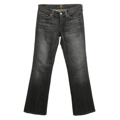 7 For All Mankind Bootcut Jeans in Grau