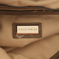 Coccinelle Handtasche aus Leder in Oliv