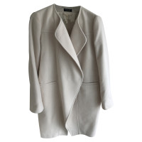 Twin Set Simona Barbieri Jacket/Coat Wool in Cream