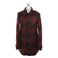 Burberry Manteau en rouge / noir