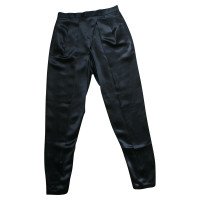 Balmain X H&M Paire de Pantalon en Soie en Noir