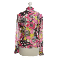 Escada Silk blouse with floral print