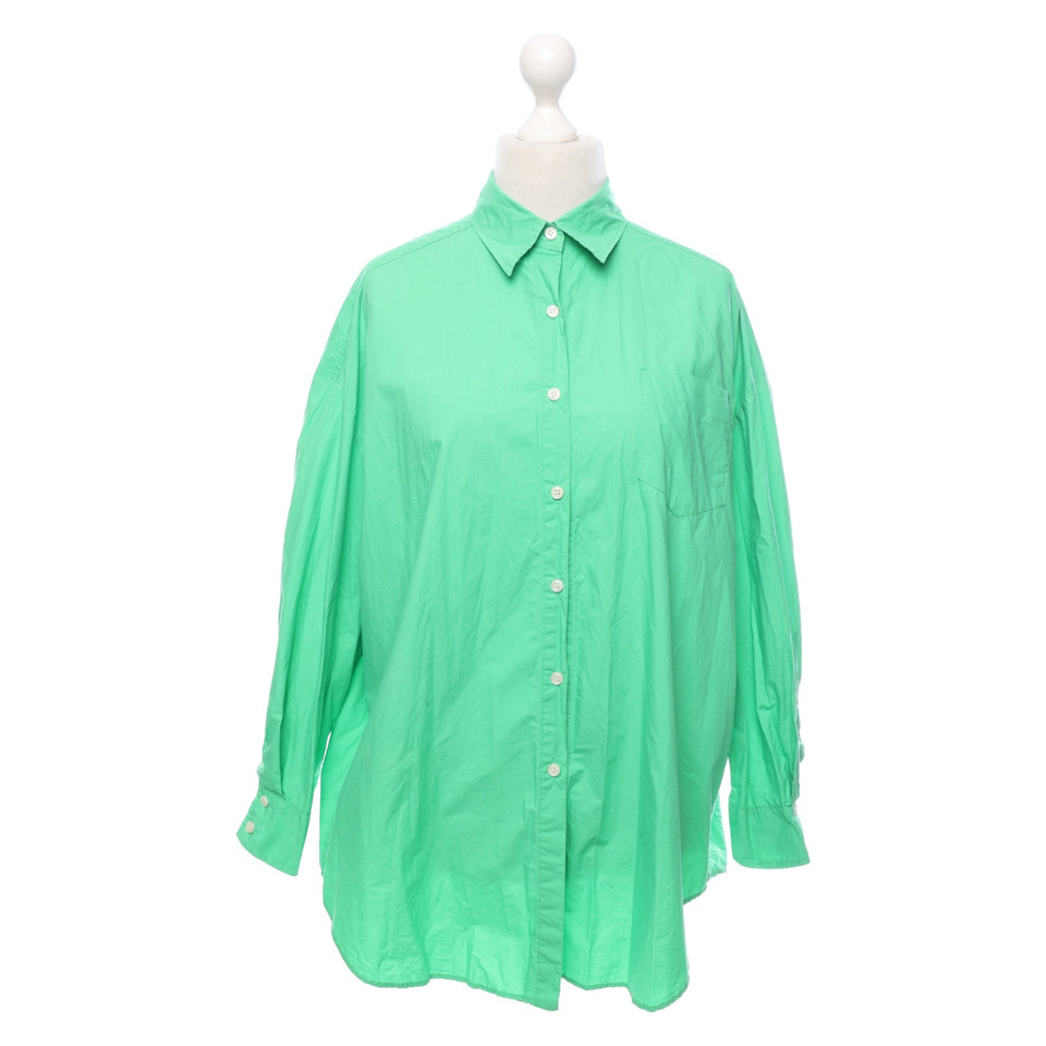 Frankie Shop Top Cotton in Green