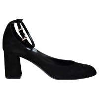 Roberto Festa Pumps/Peeptoes aus Wildleder in Schwarz