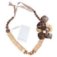 Max Mara Max Mara wooden necklace