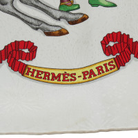 Hermès Carré with a colorful pattern
