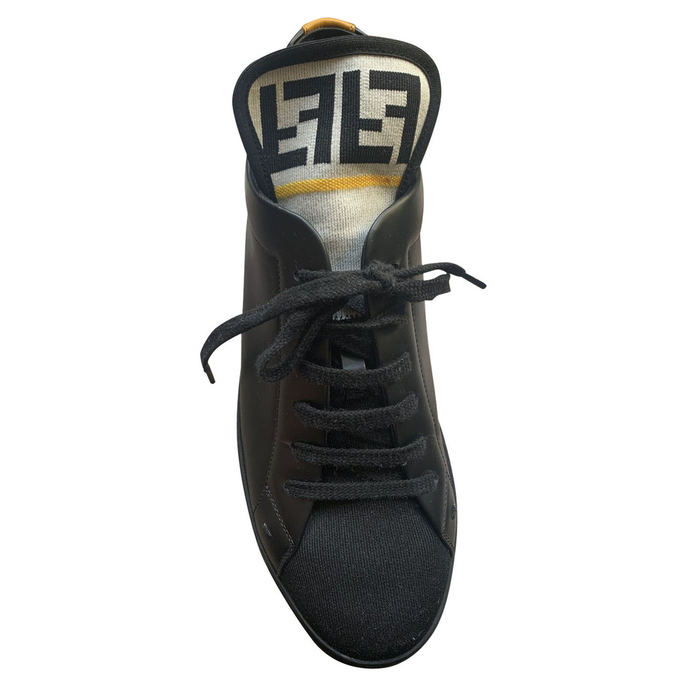 Fendi Trainers Leather in Black