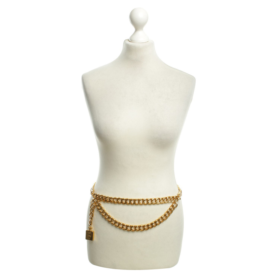 Chanel cintura a catena color oro