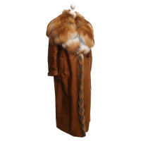 Ermanno Scervino Coat with fur trim