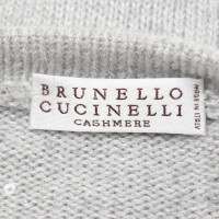 Brunello Cucinelli Pull en cachemire gris