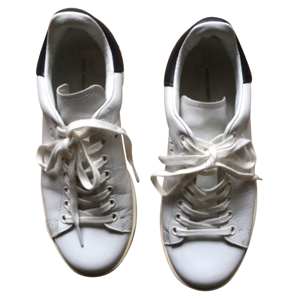 Isabel Marant Etoile Sneakers aus Leder in Weiß