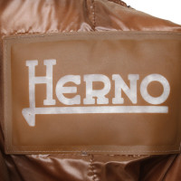 Herno Manteau en duvet avec col en fourrure