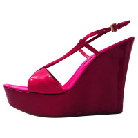 Gianvito Rossi Lackleder-Wedges