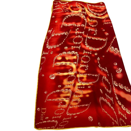 Dior Schal/Tuch aus Seide in Rot