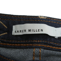 Karen Millen Jeans Cotton in Blue