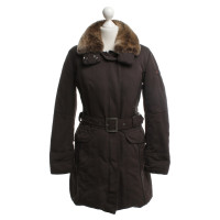 Peuterey cappotto invernale con bordo in pelliccia