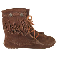 Minnetonka Ankle boots Suede in Brown