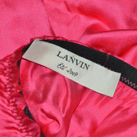 Lanvin Fuchsia zijden rok