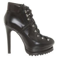 Alaïa Bottines en Cuir en Noir