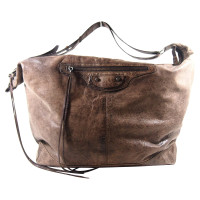 Balenciaga Shopper Leather in Brown