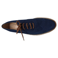 Tod's Chaussures à lacets en Daim en Bleu