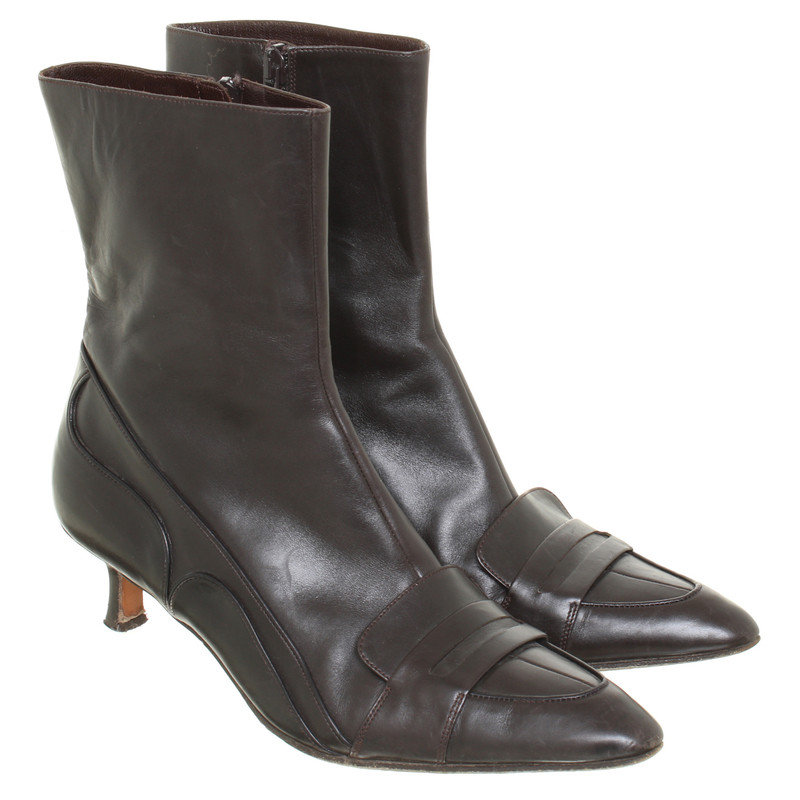 Hugo Boss Ankle boots in dark brown