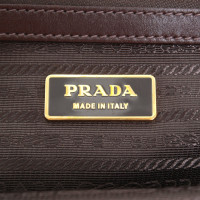 Prada Handbag with pony fur trim
