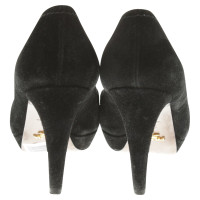 Prada pumps suede